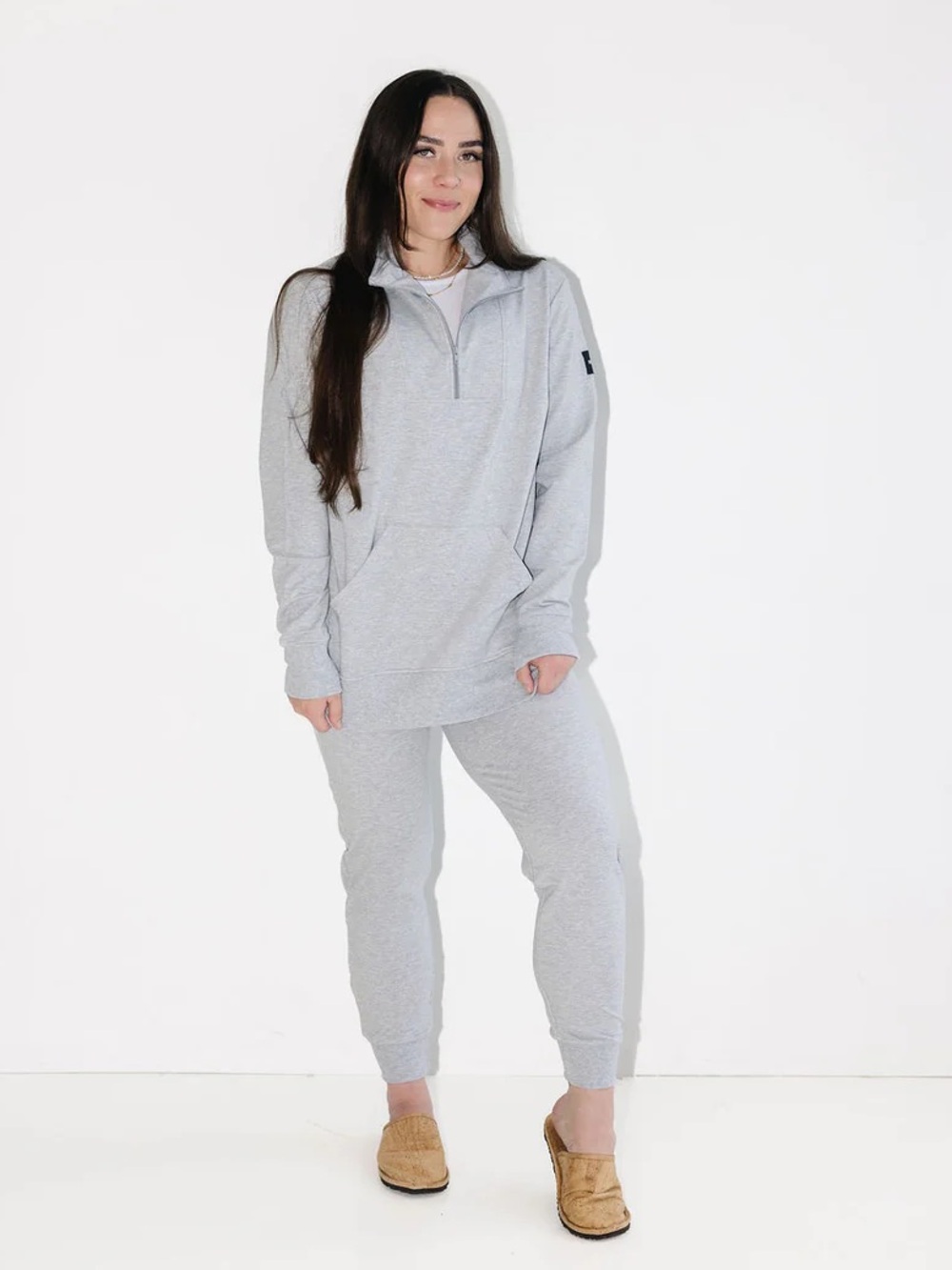 ROWE NWT unisex Medium quarter zip french terry - Picture 10 of 12